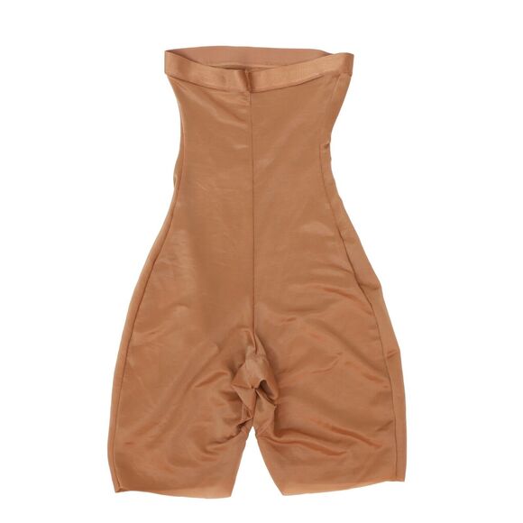 SKIMS Simply Bare High Waisted Mid Thigh Short XXS Bronze Nude Brown NEW B21 - Picture 3 of 6